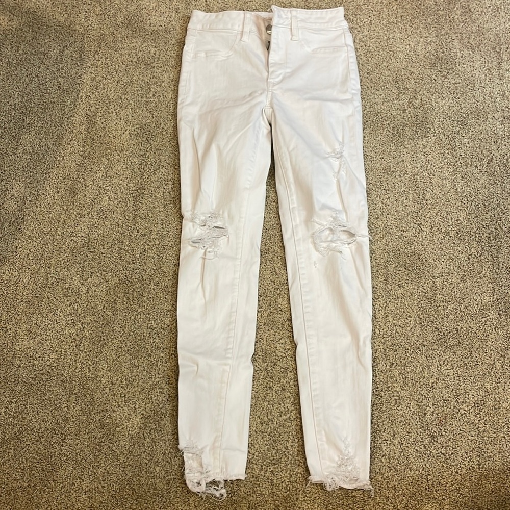 White jeans